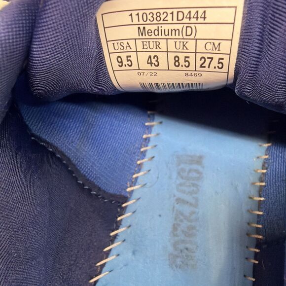 Brooks Glycerin 20 Blue Athletic Running Shoes Sneakers Blue Orange 9.5 D Mens - Picture 7 of 12